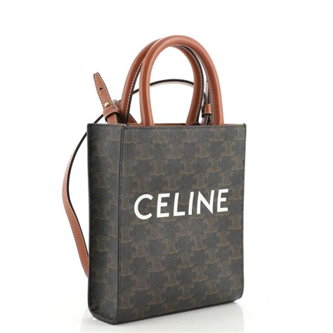 small vertical cabas celine price|celine triomphe canvas tote.